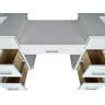 DISAR 103'' Double Bathroom Vanity with Quartz Top | Wayfair